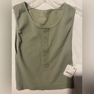 Free People crop tank, light green. Size XS. Tags on, never been worn.